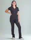 Uniforme clínico Antifluido Múnich en color negro.webp