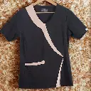 Blusa Antifluidos Milán color negro.webp