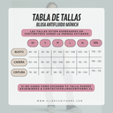 Tabla de tallas blusa Antifluidos Múnich.webp
