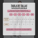 Tabla de tallas pantalón clinico Antifluido Milan.webp