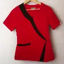 Blusa Antifluidos Milán color rojo.webp